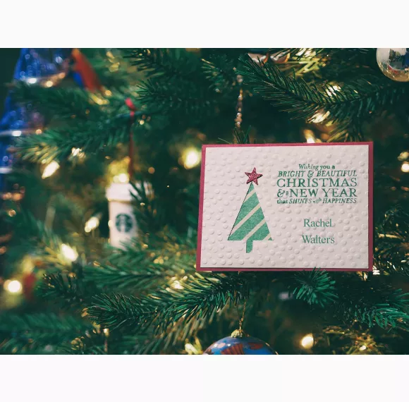 318 Christmas Card Tree