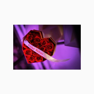 325 Heart-shaped Box of Roses