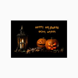 335 Two Carved Pumpkins