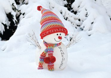 1648 - Colourful Snowman Branded Christmas Card
