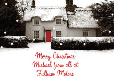 Personalised4 - Snowy Cottage Branded Christmas card